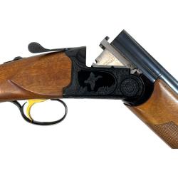 Fusil superpos&eacute; BETTINSOLI, 12/70, canon 70 cm demi/full, mise &agrave; prix 1� sans r&eacute;serve, occasion.