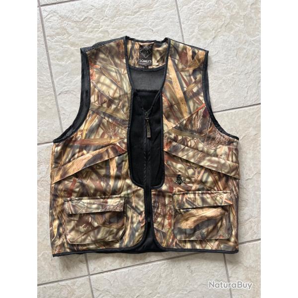 Veste de chasse sans manche ��Somelys��
