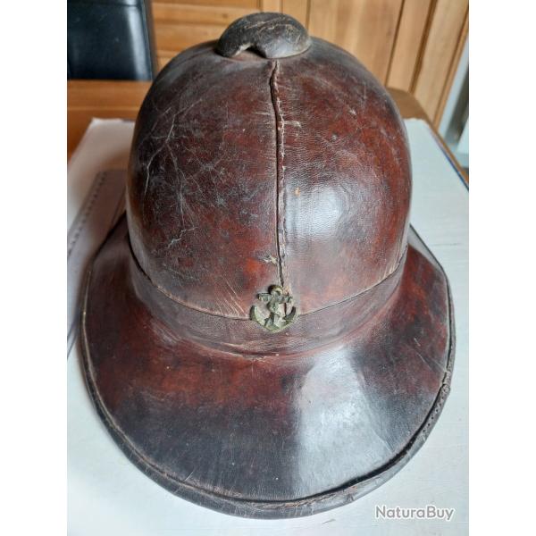 RARE CASQUE COLONIAL MODELE 31 MEHARISTES COLONIAUX