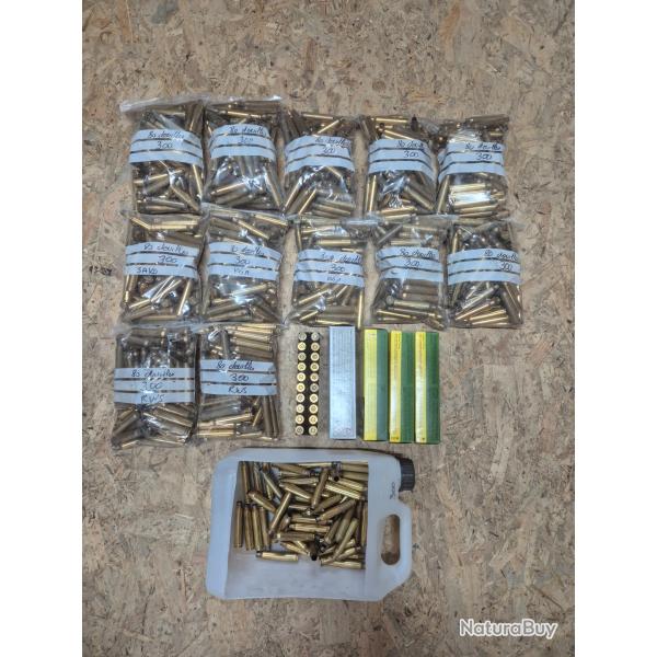 1100 Douilles de 300 win mag