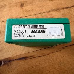 Jeux d'outils RCBS 2-Die Set cal.7mm Rem Mag ref 13601 (Groupe A) NN