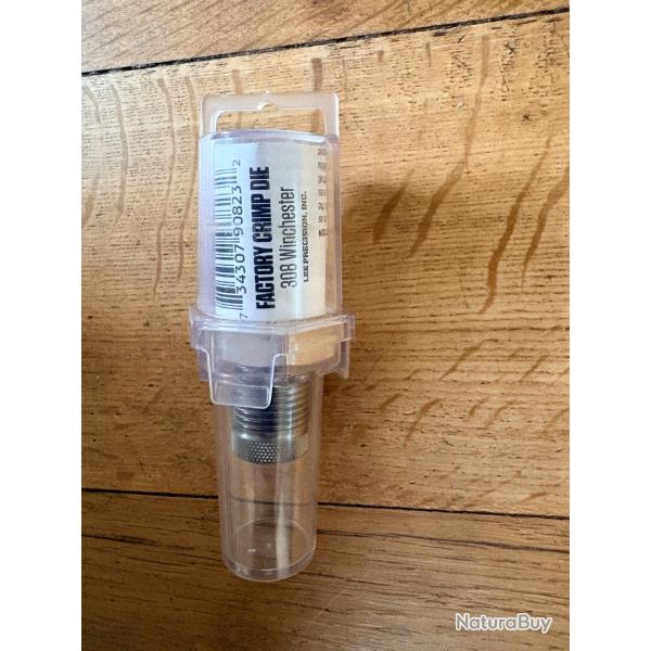 Sertisseur conique en carbure factory crimp die  - Lee Precision 308 winchester ref  90823 nn