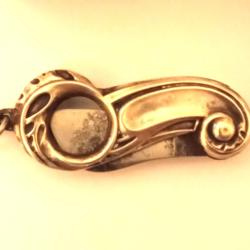 ancien coupe cigare pendentif, argent