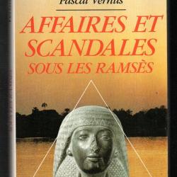 affaires et scandales sous les ramses de pascal vernus