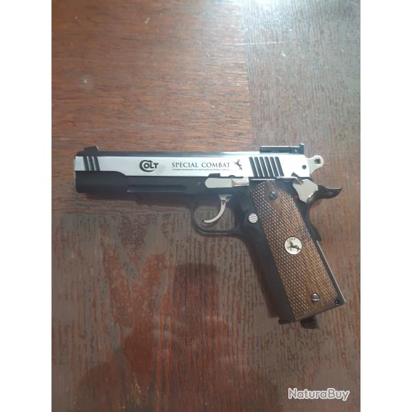 Pistolet colt sp�cial combat non blowback 4.5 BB
