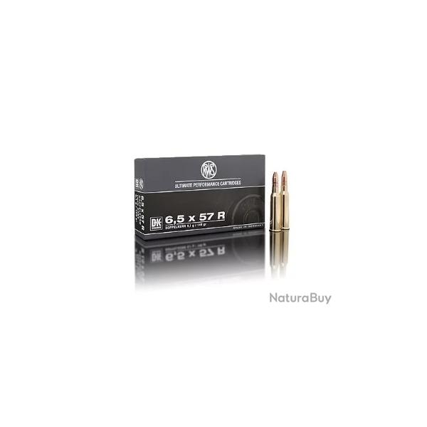 1 Boite de Balles RWS 6.5x57R DK 140GR