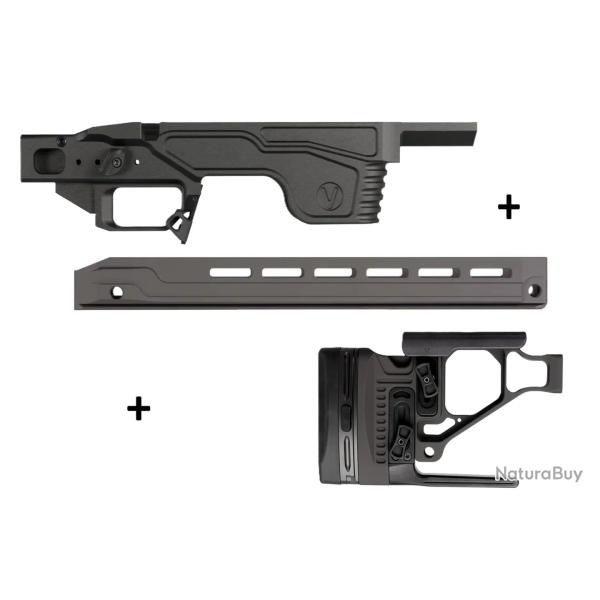 Kit Droitier Vision pour Sako TRG-22 - (Partie centrale + Crosse  + Garde Main MD Competition Gen 2)