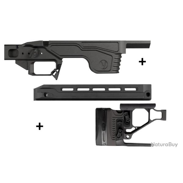 Kit Droitier Vision pour Sako TRG-22 - ( Partie centrale + Crosse  + Garde Main Covert Gen 2 )