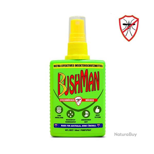 Spray Anti Moustique Chronocarpe Bushman 90ml