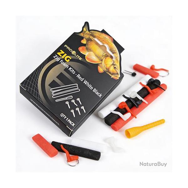 Kit Zig Rig Pro Elite avec B�tonnets (Rouge. Blanc. Noir)