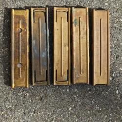 Lot de 5 clips Mauser G98 Gewehr 98 ww1 en laiton , variantes