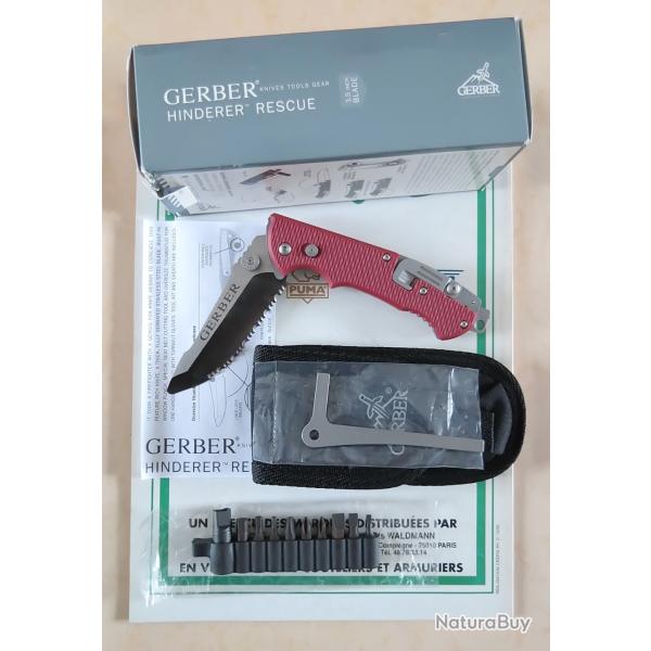 * Couteau pliant de secours GERBER "G1534 Hinderer " *