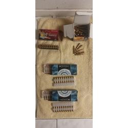 Vend lot de 110 munitions calibre 222 REM