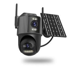 Cam&eacute;ra 4G Solaire Motoris&eacute;e 4MP D&eacute;tection Humaine Panneau Haute Autonomie Surveillance Ext&eacute;rieure