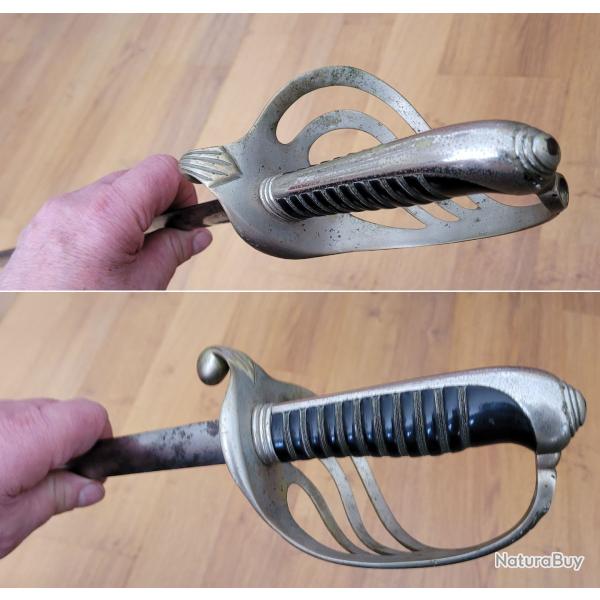 SABRE D'OFFICIER D'INFANTERIE -MOD 1882- MANUFACTURE D'ARMES DE CHATELLERAULT