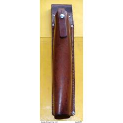 ARMEE SUISSE :ETUI A LANCE FUSEE HEBEL EN CUIR DE L'ARMEE SUISSE , DATE 1956 , FABRICANT DANS LE TAM