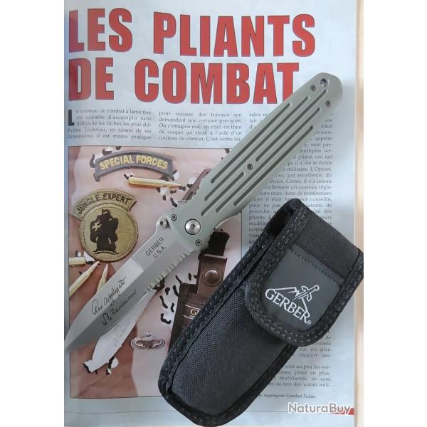 Couteau militaire pliant GERBER " Applegate Fairbairn Combat " (2006) .