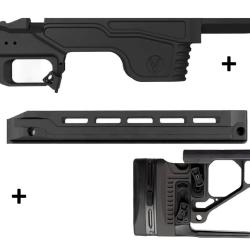 Kit Droitier Vision pour Rem 700 Long Action Medium AICS - Garde Main Covert Gen 2