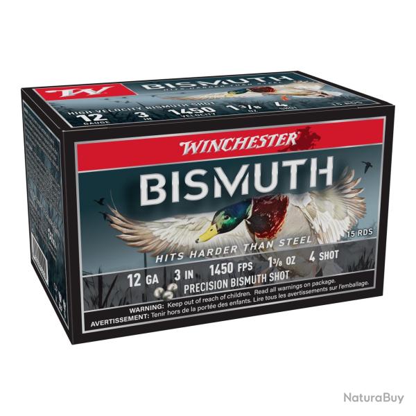 Cartouche Winchester Bismuth 12-76 39g