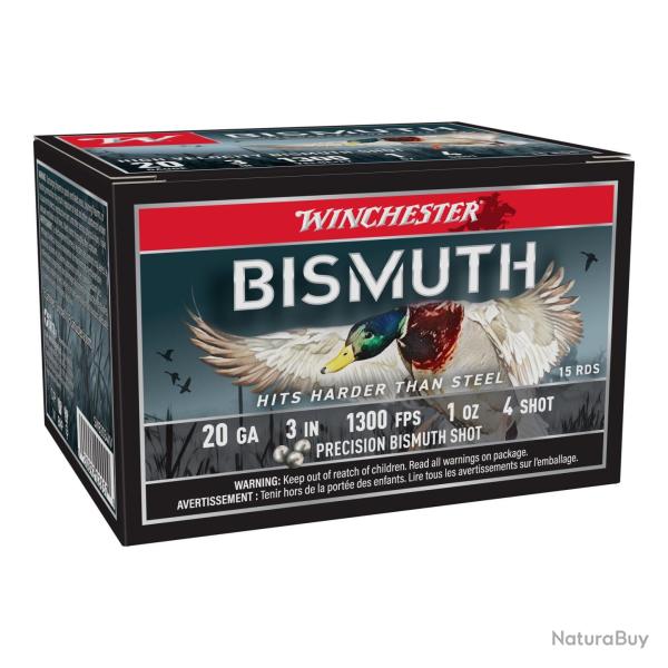 Cartouche Winchester Bismuth 20-76 28g