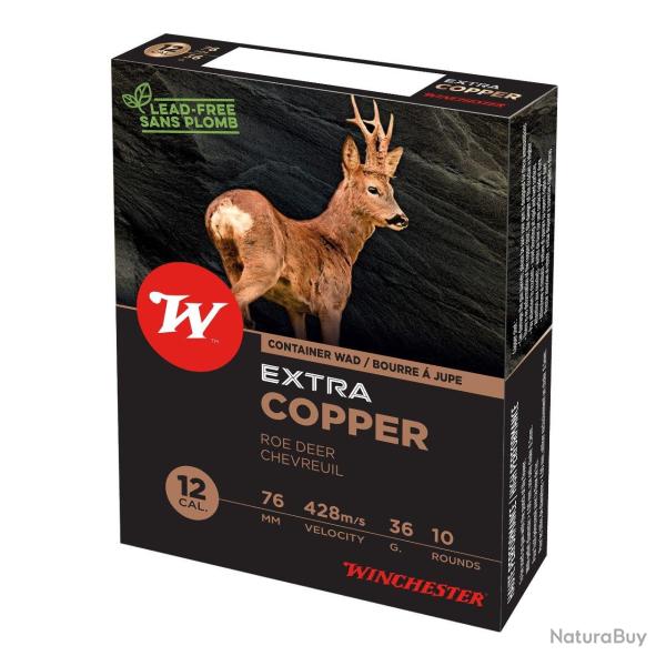 Cartouche Winchester Extra Copper Chevreuil 12-76 36g