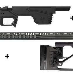 Kit Droitier Vision pour Rem 700 Long Action Medium AICS - Garde Main Standard
