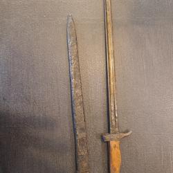 Baionnette Berthier 1892 quillon court