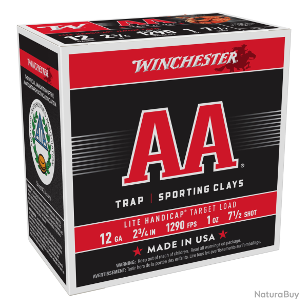 Cartouches Winchester Ammunition Target Shotshells Premium WIN CAAHLA127 - N�7