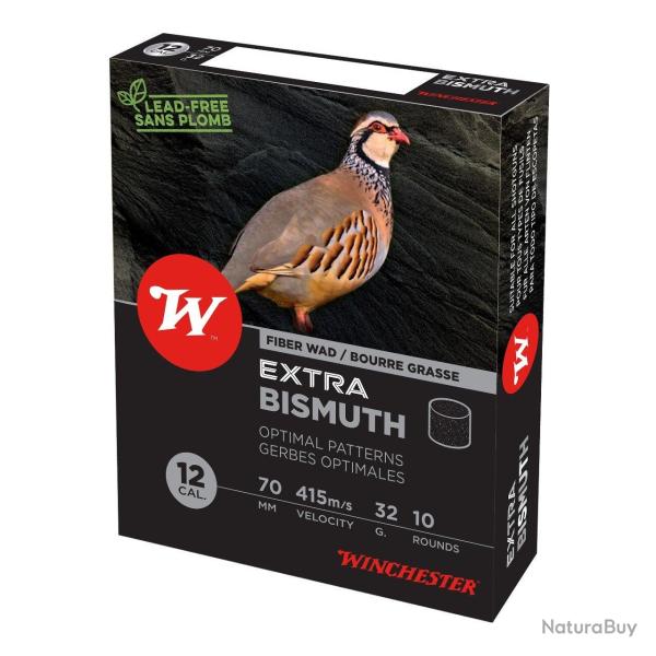 Cartouches Winchester Extra Bismuth 12-70 - N�8