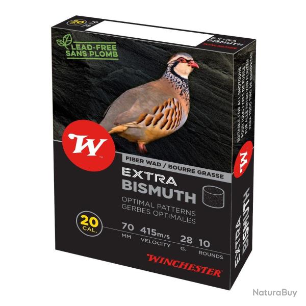 Cartouches Winchester Extra Bismuth 20-70 - N�6