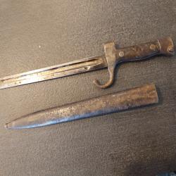 Baillonnette Berthier ww1 fran&ccedil;aise