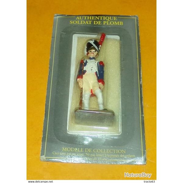 AUTHENTIQUE SOLDAT DE PLOMB NAPOLEON EMPIRE , STARLUX ATLAS , SOLDAT AVEC FUSIL ,ETAT NEUF SOUS EMBA