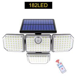 Applique Solaire Exterieur Orientable 182 LEDS ENCHERE 1 EURO