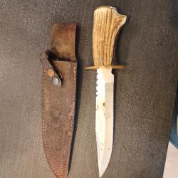 Couteau de chasse bois de cerf