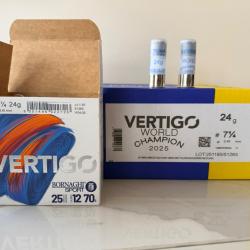 Carton de 250 Cartouches Bornaghi Vertigo 24g ou 28g