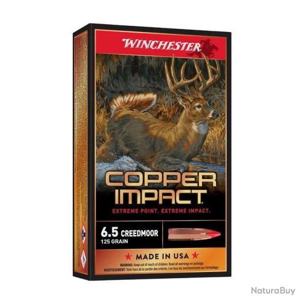 Munitions Winchester 6.5 Creedmoor Extreme Point Lead Free 125g