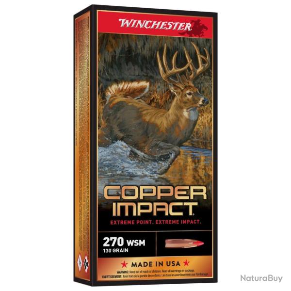 Munitions Winchester Extreme Point Lead Free 270 WSM 130gr