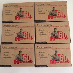 Lot de 6 bo&icirc;tes de cartouches de marque HORNADY calibre 280
