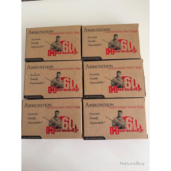 Lot de 6 bo�tes de cartouches de marque HORNADY calibre 280