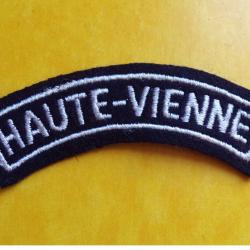 Banane Tissu Titre de Bras HAUTE-VIENNE, LONGUEUR 9 CM , BON ETAT VOIR PHOTO . POUR TOUT RENSEIGNEME