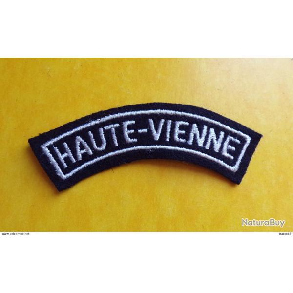 Banane Tissu Titre de Bras HAUTE-VIENNE, LONGUEUR 9 CM , BON ETAT VOIR PHOTO . POUR TOUT RENSEIGNEME