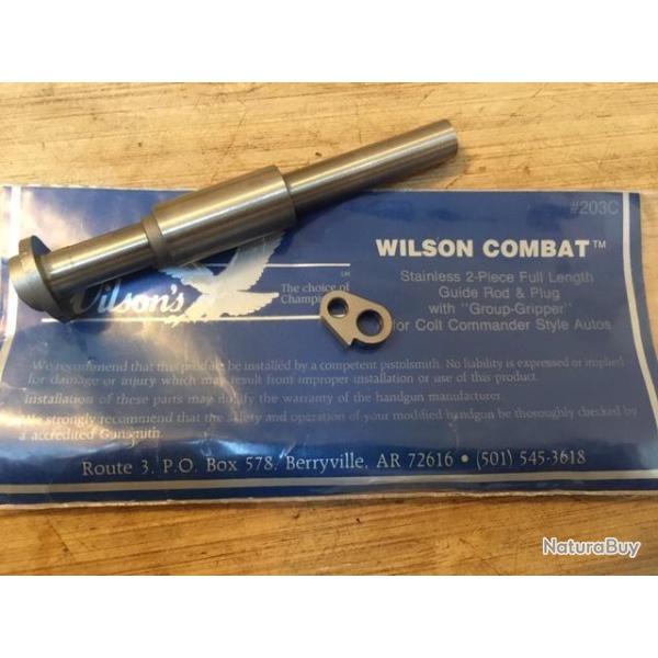 Tige guide ressort de recul plus bielette Wilson combat Colt 1911 COMMANDER