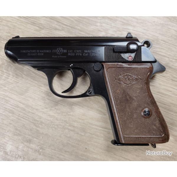 Pistolet compact MANURHIN mod�le PPK - Calibre 7,65 Browning (Occasion)