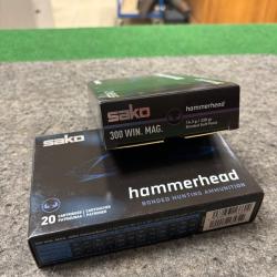 SAKO .300 WIN MAG HAMMERHEAD 220GRAINS (PAR 2 BOITES)