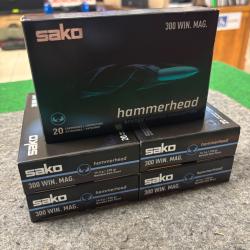 SAKO .300 WIN MAG HAMMERHEAD 220GRAINS (PAR 5 BOITES)