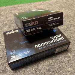 SAKO .300 WIN MAG HAMMERHEAD 180GRAINS (PAR 2 BOITES)