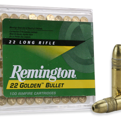 Balles Remington 22Lr Golden Bullet Pointe Creuse HV 36 Grammes