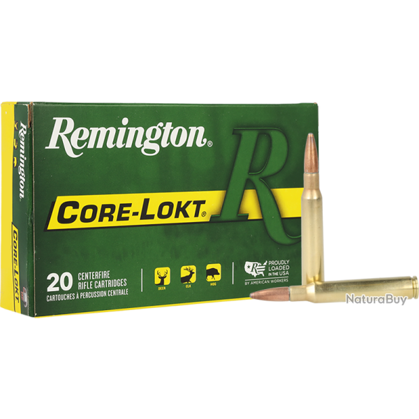 Balles Remington Calibre 7X64 140 Gr Corelokt Psp