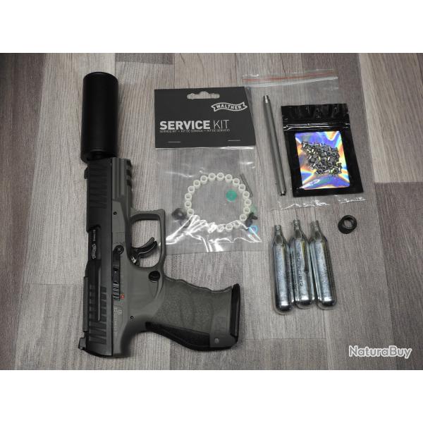 Umarex walther ppq m2 q4, D�brid� + canon long : 5.5 joules !