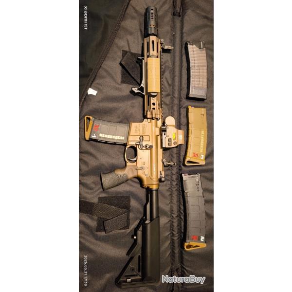 CGS Daniel Defense Mk18 gbbr 4 chargeurs